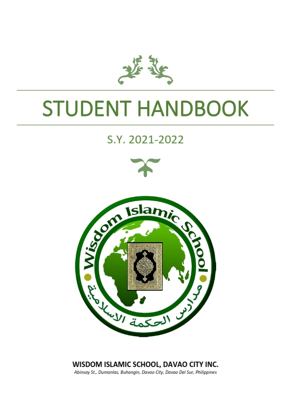 student handbook 2021-22 cover