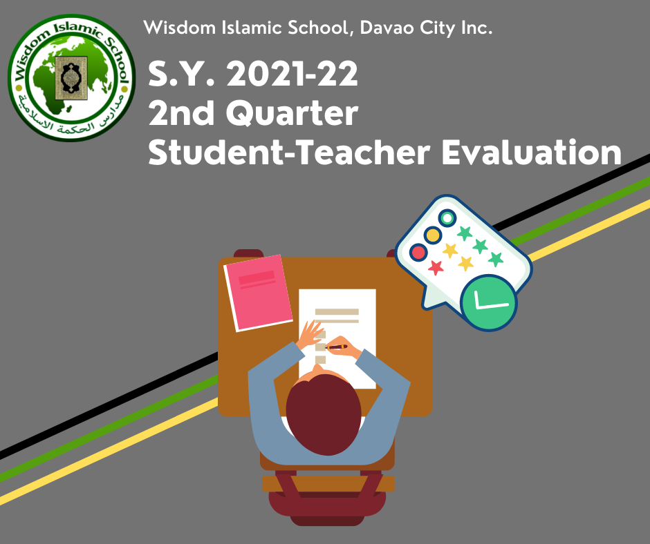 WIS Student-Teacher Evaluation - 2nd Quarter S.Y. 2021-2022